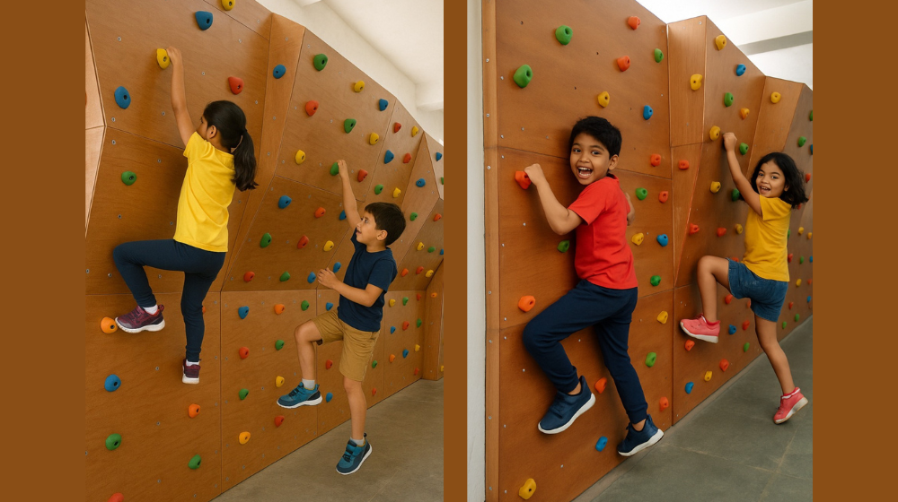 Introducing Rock Climbing and Gymnastics at H.A.P.S